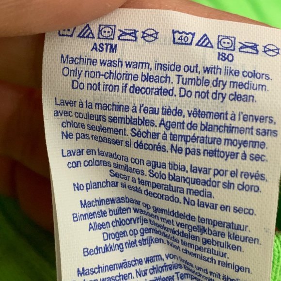 Gildan Heavy Cotton Neon Green Graphic T-Shirt Small V-Neck "Relaxin in the Sun - Picture 8 of 13